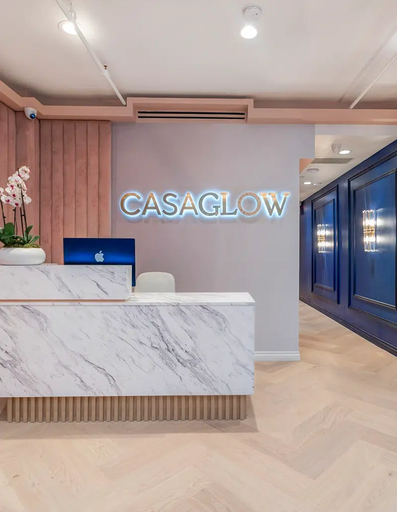 interior image of casaglow medspa